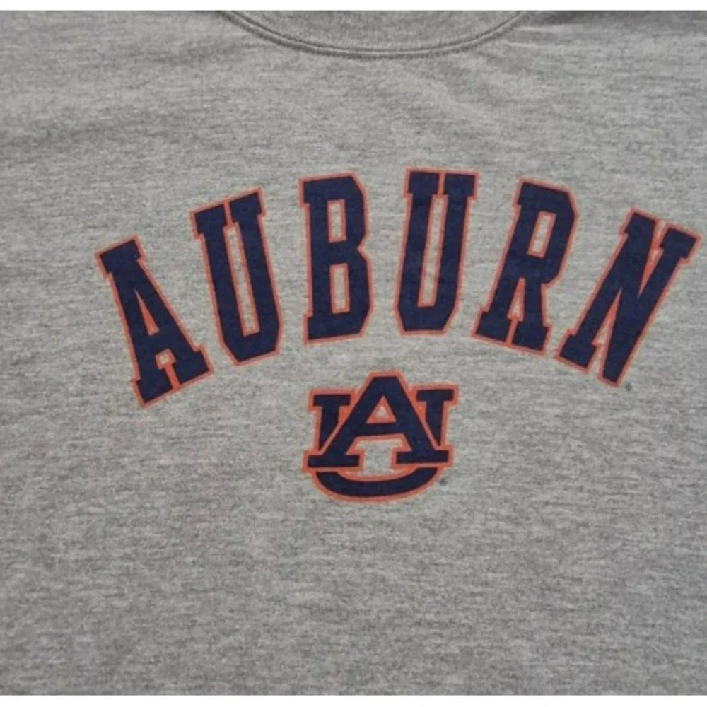 Auburn Tigers men's gray school‎ logo game day crew neck sweatshirt sz. S sports